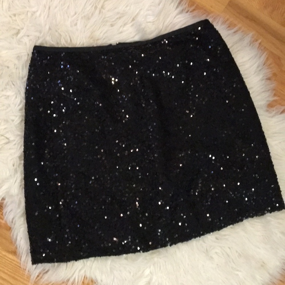 J crew sequin skirt